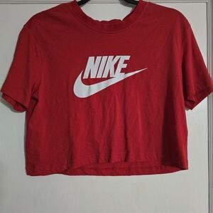 Nike Women's Bold Red Crop Top
